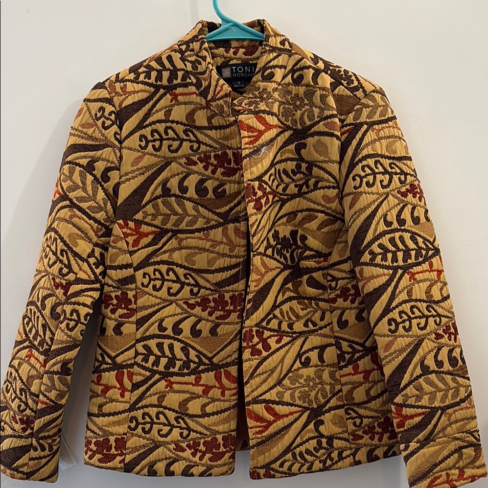 Multicolor Patterned Blazer